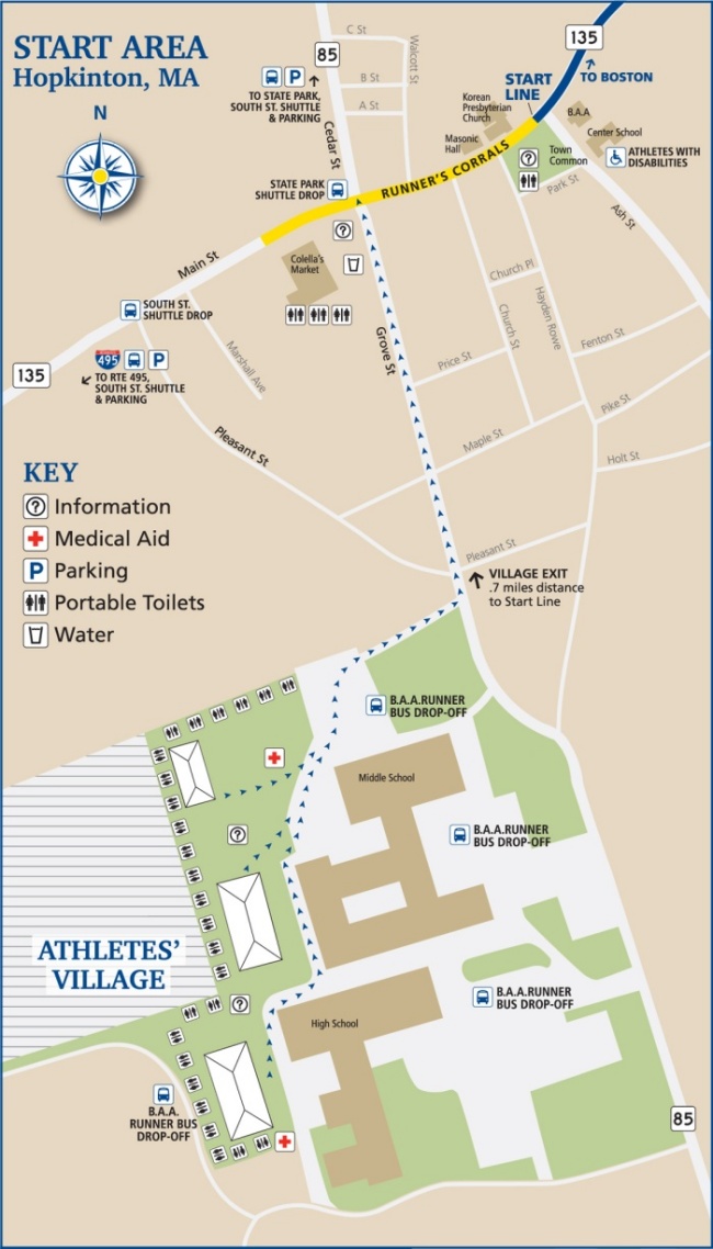 Bib Number, Wave, and Corral Assignment Boston Marathon 2015